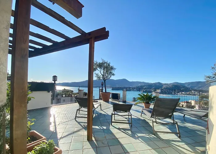 Welcome Riviera-paradiso 12-parking 2,25 Meters Wide-vista Mare Stupenda-balcone Con Vista Meravigliosa-terrazza Sovrastante Di 70 Mq Esterna- Apartmán